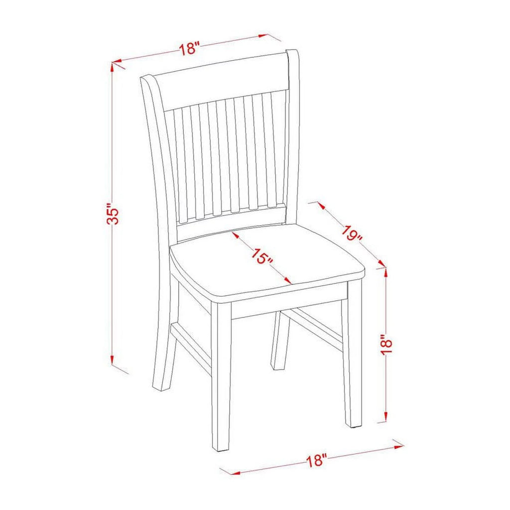 9-piece Oak Wood Dinette Set N8795