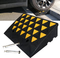 6 inch Rise Rubber Curb Ramp 23.5-in Width Non-Slip Heavy Duty Driveway Curb Ramps Q70790