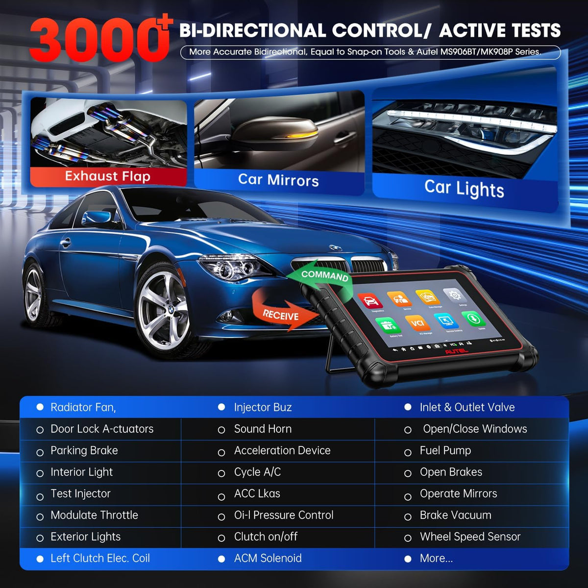 8in Bidirectional Diagnostic Tool V33281