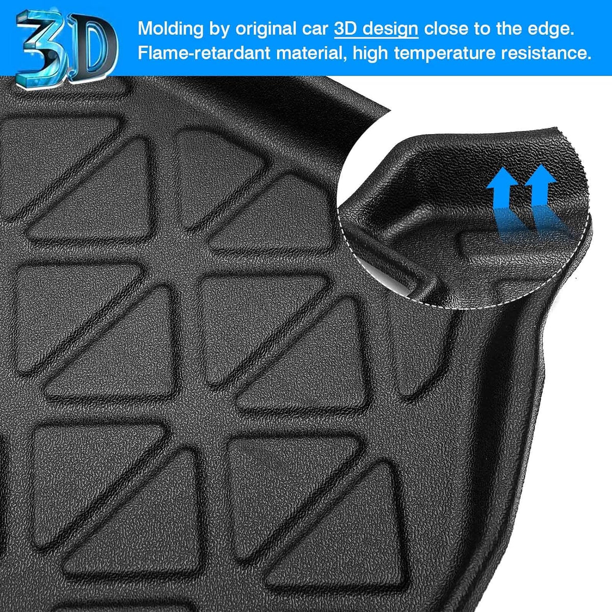 Cargo Mat Black TPO Pack of 2 H925