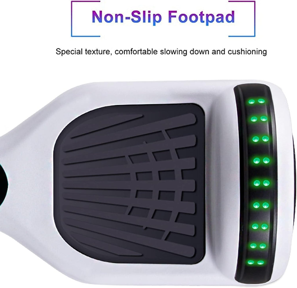 6.5" Two-Wheel Self-Balancing Hoverboard with Bluetooth Speakers and LED Lights S1660