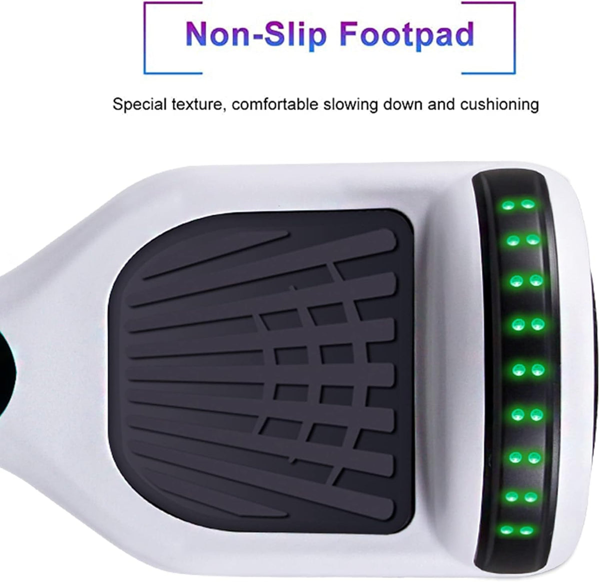 6.5" Two-Wheel Self-Balancing Hoverboard with Bluetooth Speakers and LED Lights S1660