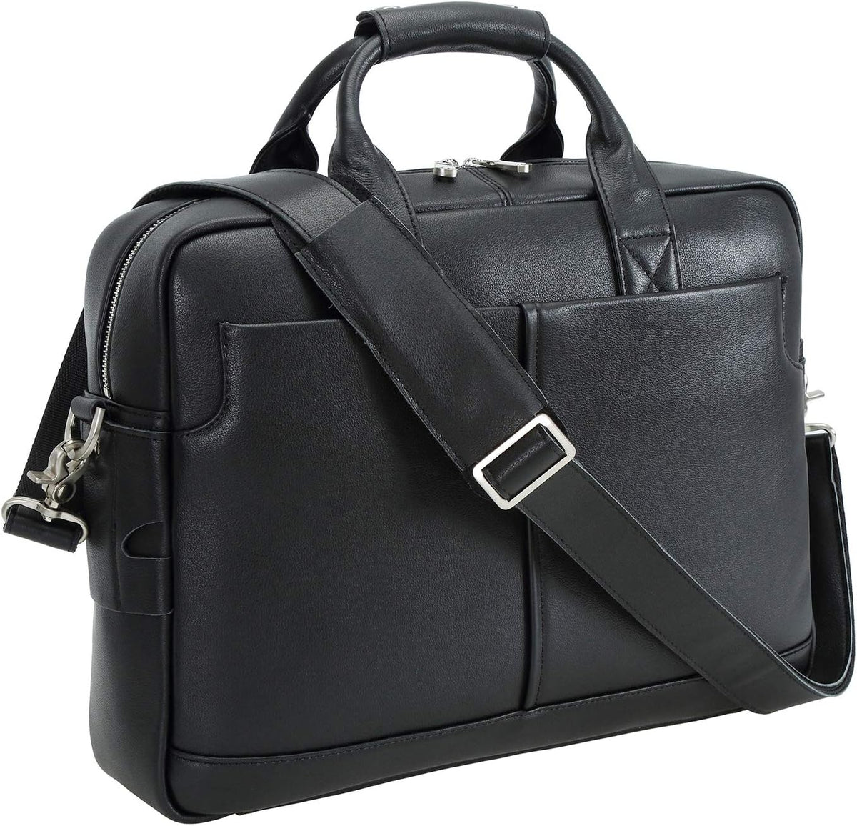Leather 15.6 Inch Laptop Messenger Bag Z5160