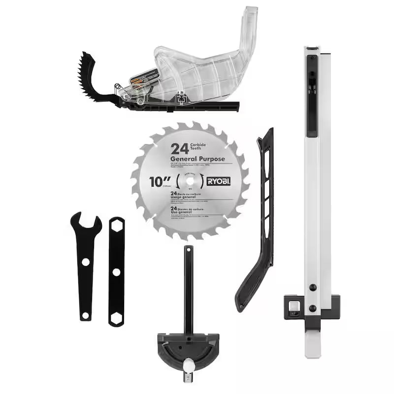 15 Amp 10 in. Compact Portable Table Saw with Folding Stand S201