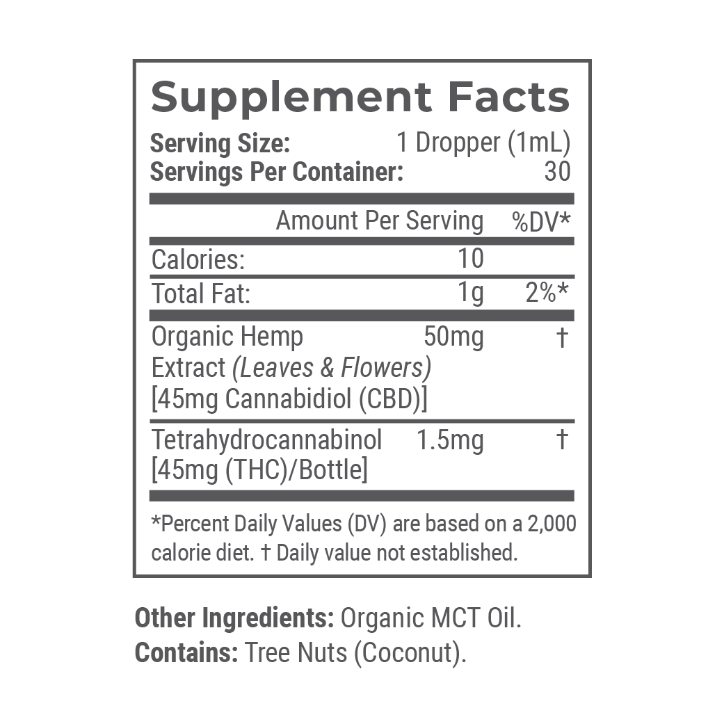 900mg Organic Full Spectrum CBD Tincture (Unflavored) X48898