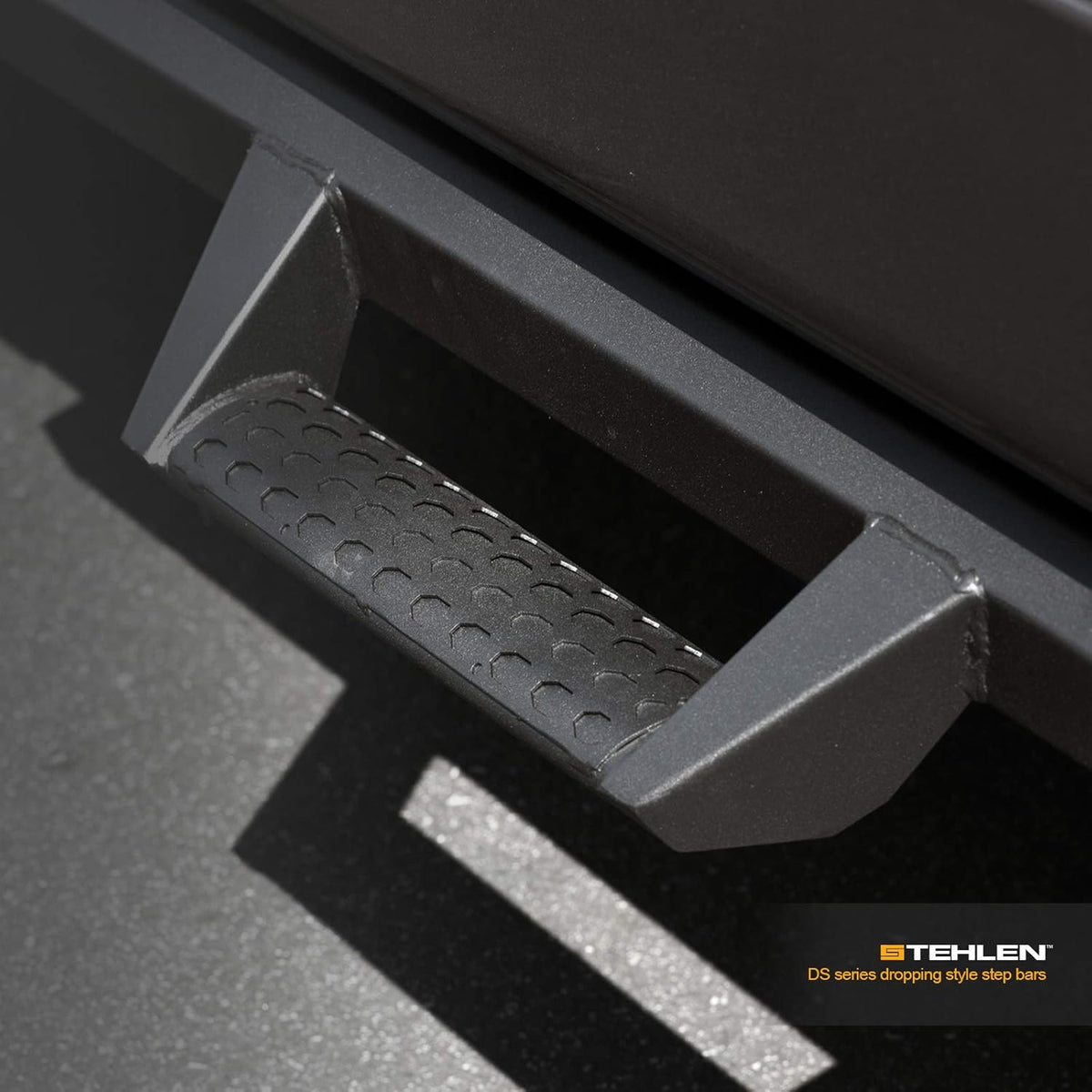 Matte Black Nerf Bars Running Boards for Ford F150 SuperCrew Cab T262