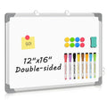 12" x 16" Small Double-Sided Magnetic White Board O76003