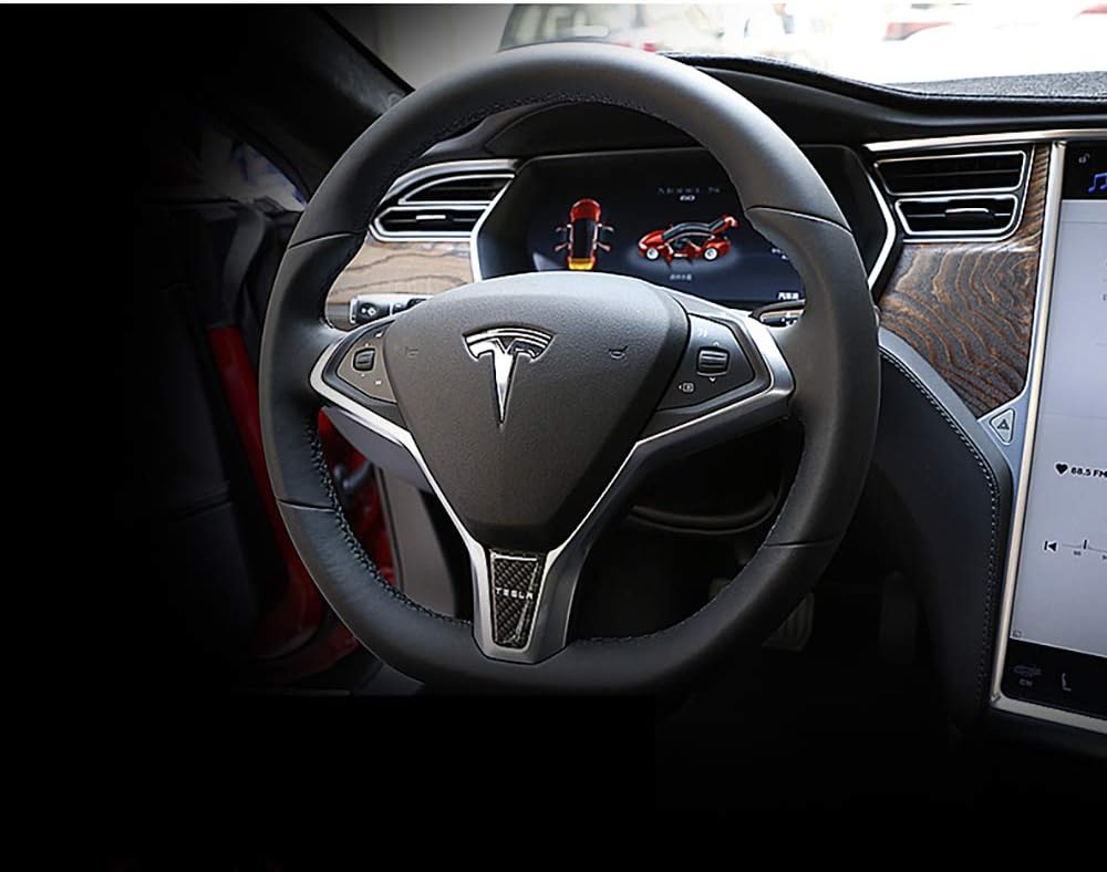Carbon Fiber Steering Wheel Interior Sticker M1560