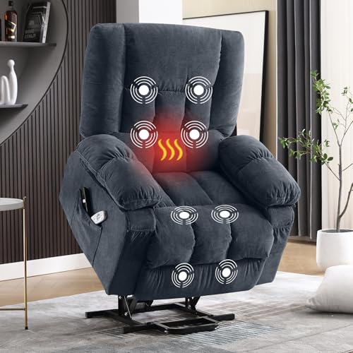 Power Lift Recliner Chair with Vibration Massage and Lumbar Heating U179219