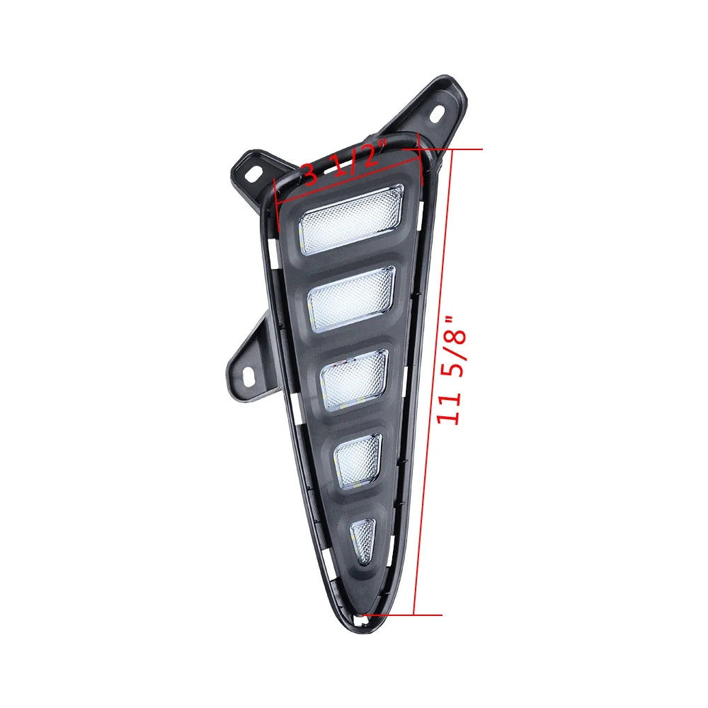 Front LED DRL Daytime Running Light Turn Signal Fog Lamps Bezel Set for Toyota C-HR 2016-2019 T657967