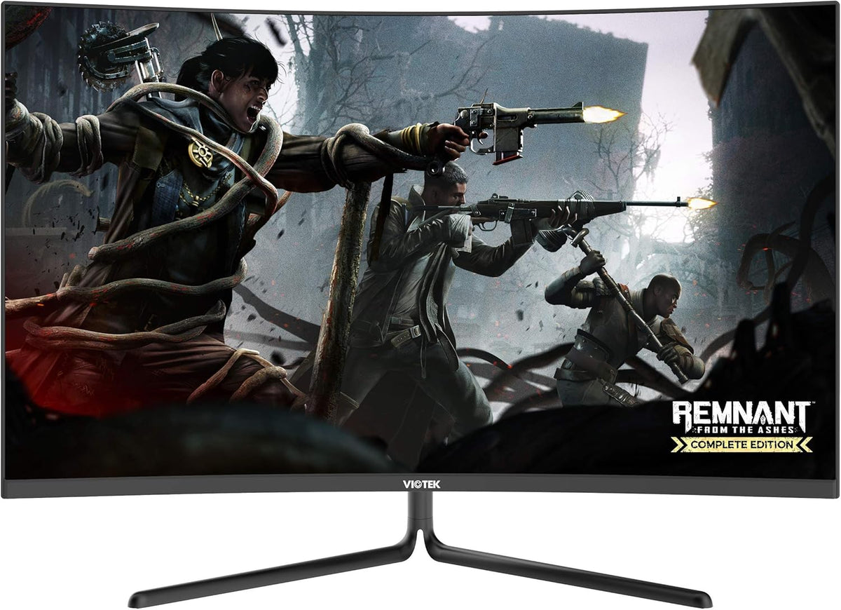 27-Inch Curved QHD Gaming Monitor, 144Hz 2560x1440p, 1ms, 1500R Curvature, G-Sync-Ready FreeSync, DP, 3X HDMI, 3.5mm, VESA T795895