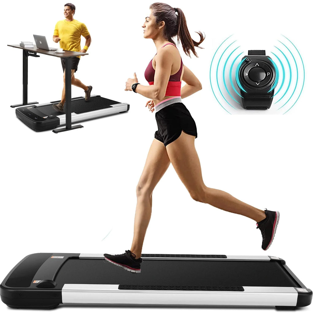 Black Under Desk Treadmill with Remote Control V557095