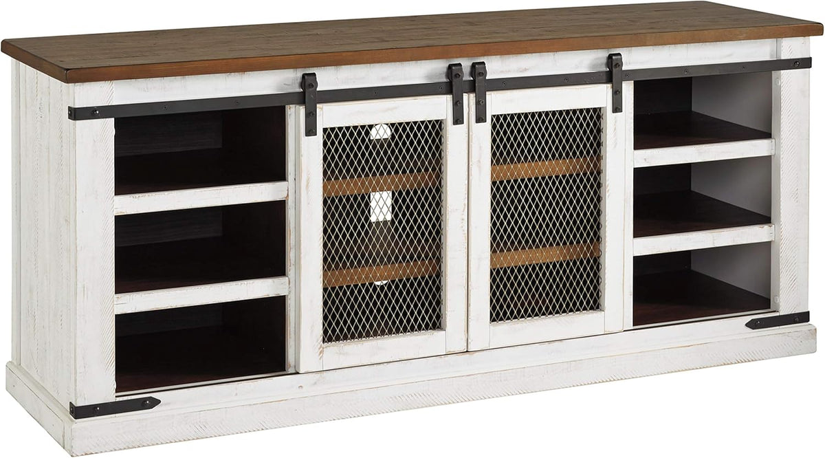 Whitewash TV Stand S4274