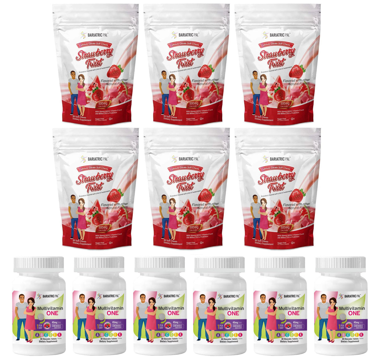 Chewable Bariatric Multivitamin with Iron and Calcium Citrate Soft Chews G499733