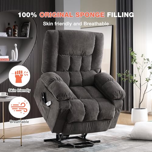 Power Lift Recliner Chair with Vibration Massage and Lumbar Heating U179219
