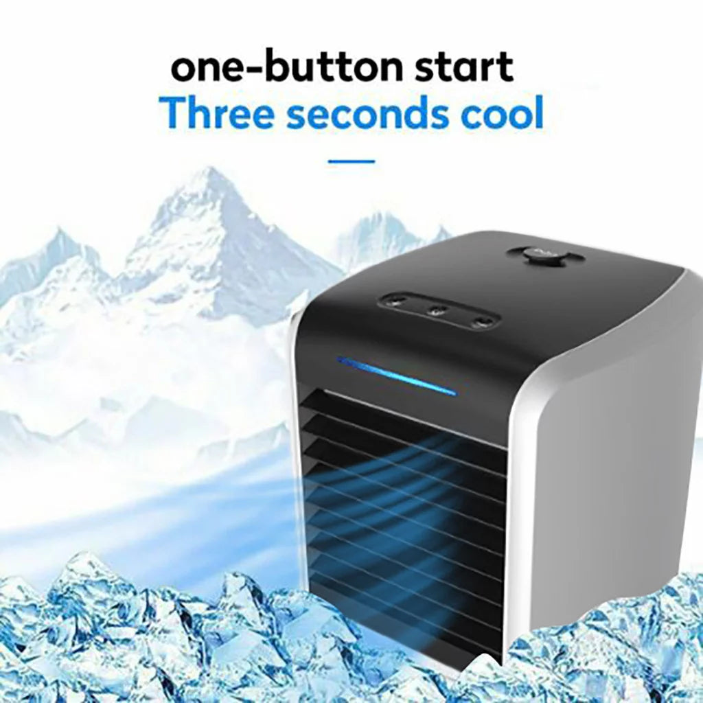 Portable Air Conditioner Cooler Fan with 7 Colors Light K953410