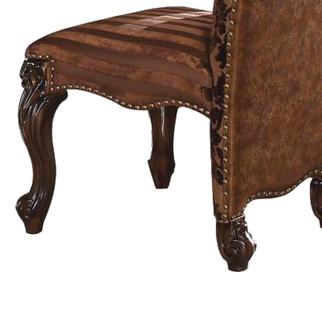 Faux Leather Side Chair Set of 2 E400839