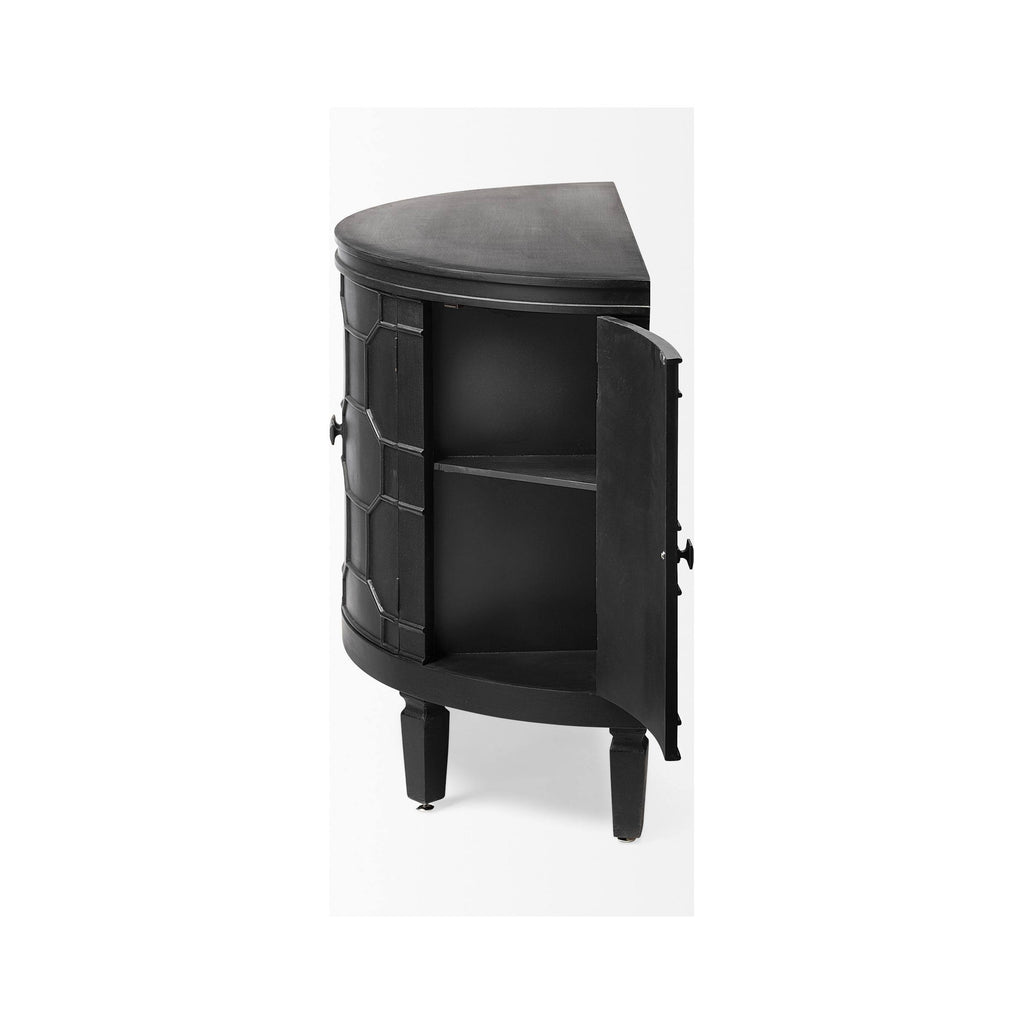 Black Wood Cabinet U553273