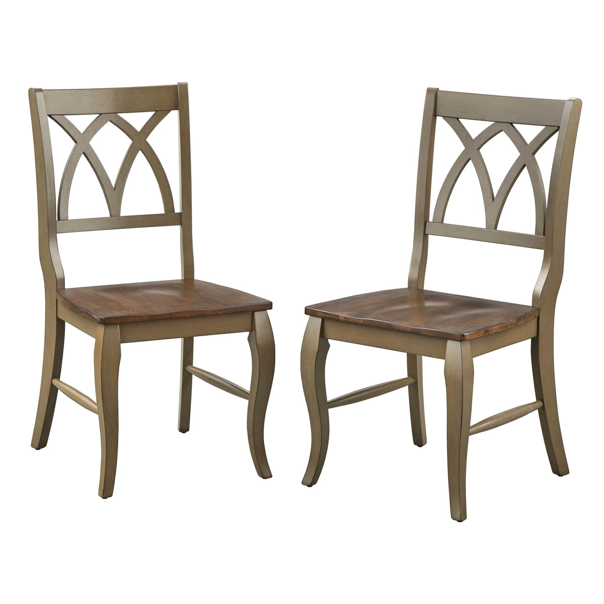 Solid Wood Dining Chair Grey Oak T53240