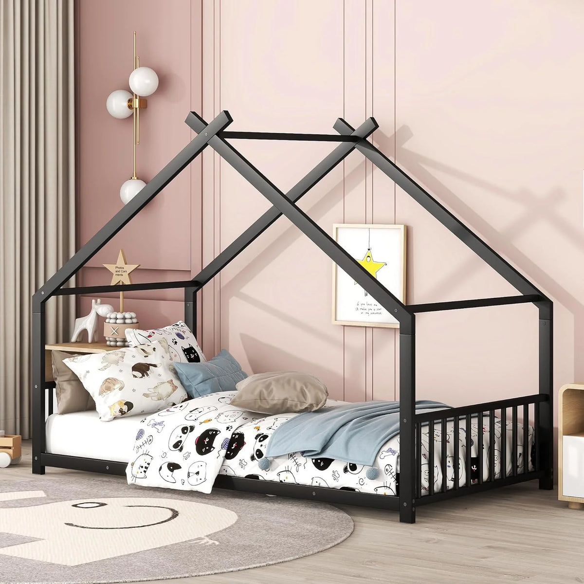 Black Bed Frame S4302