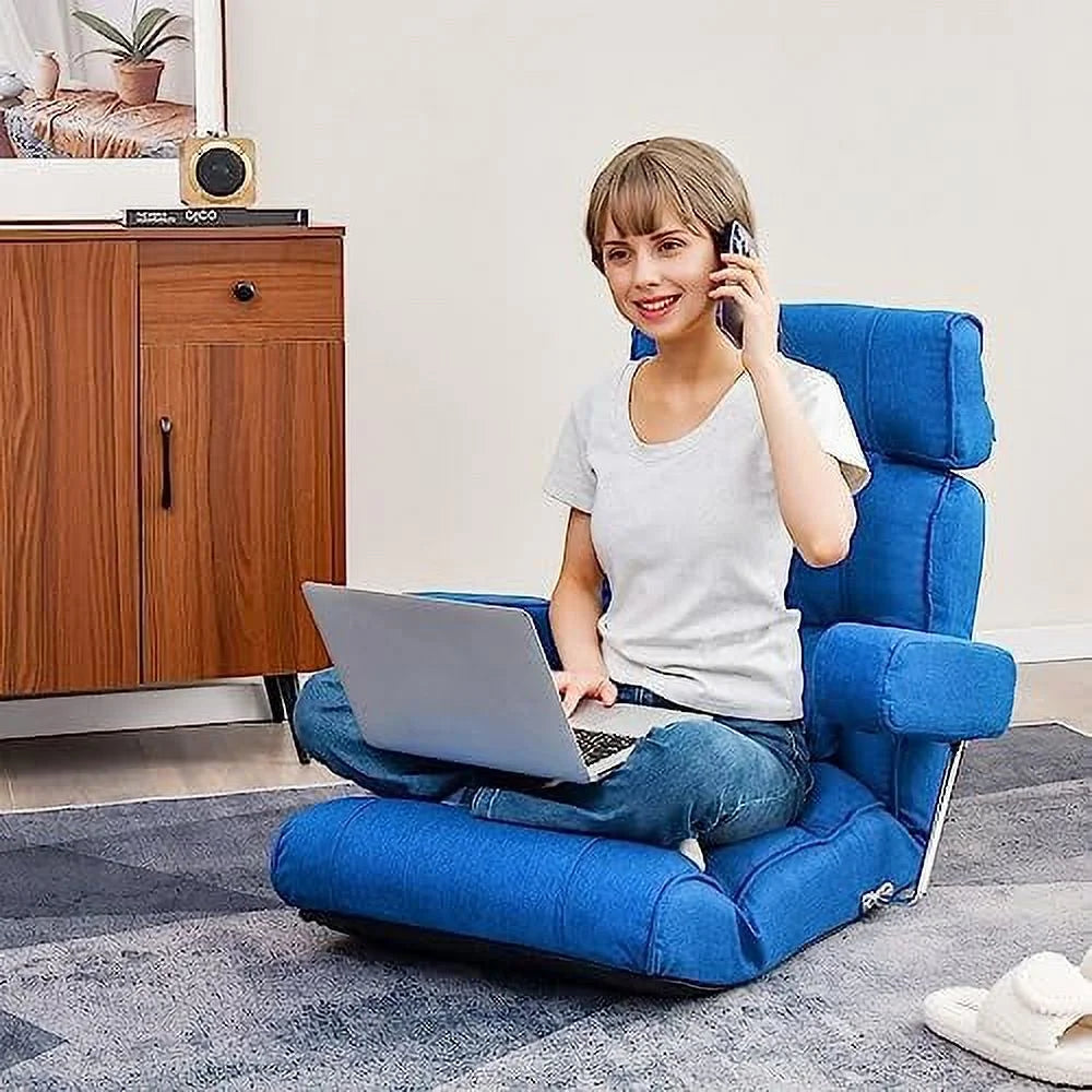 Adjustable Folding Sofa Chair with Backrest Armrest C66664