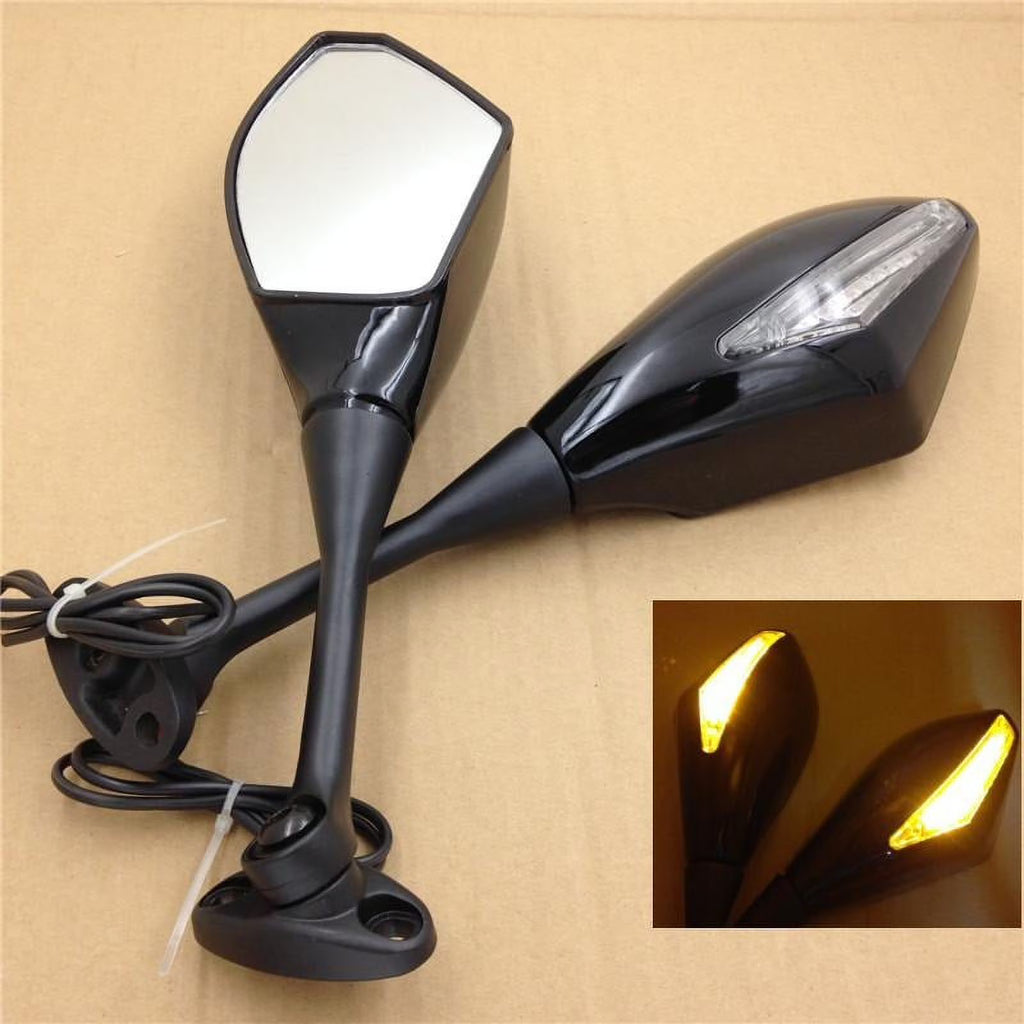 Turn Signal Mirrors For Honda CBR 600RR CBR1000RR Gloss Black J306