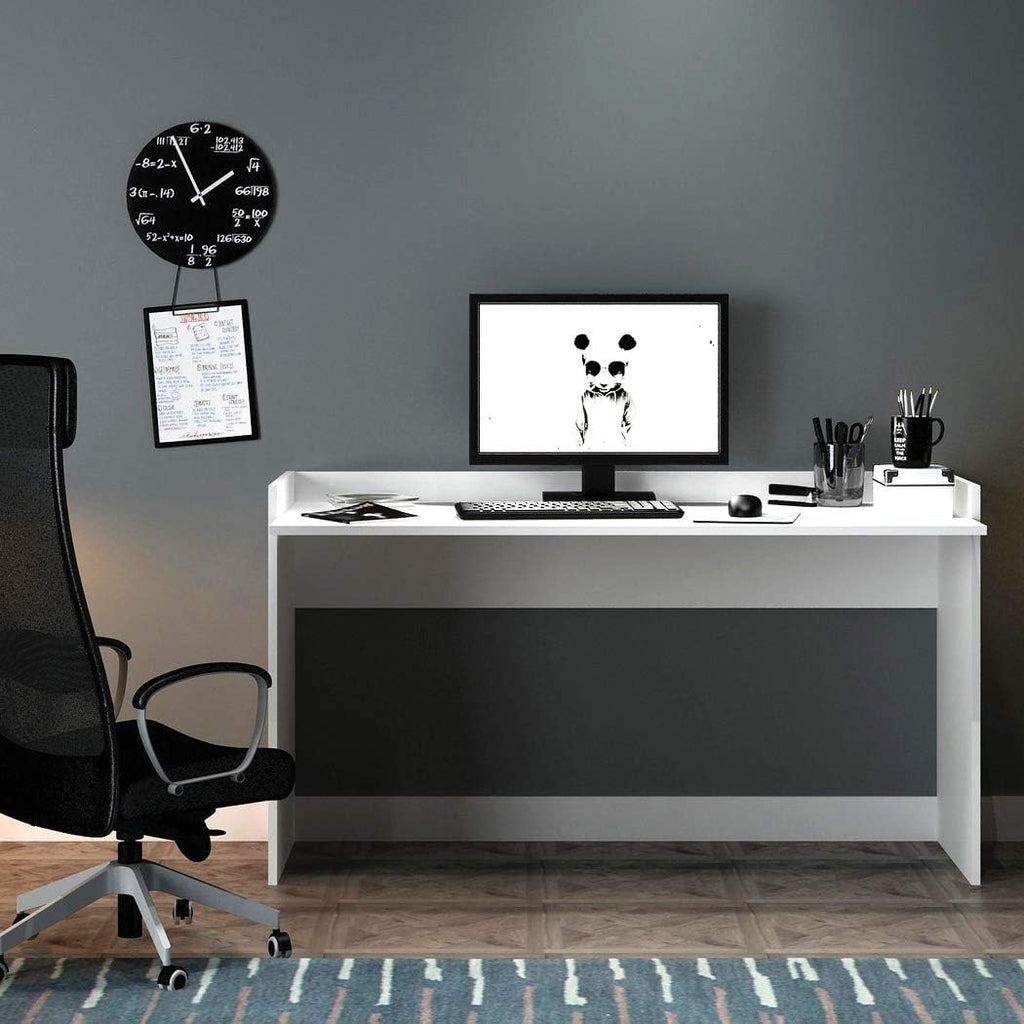 White Solid Wood Writing Desk (56 Length) T32092