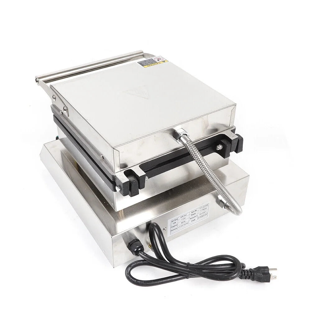 1750W Electric Nonstick 4pcs Round Waffle Maker Machine with Timer L10194
