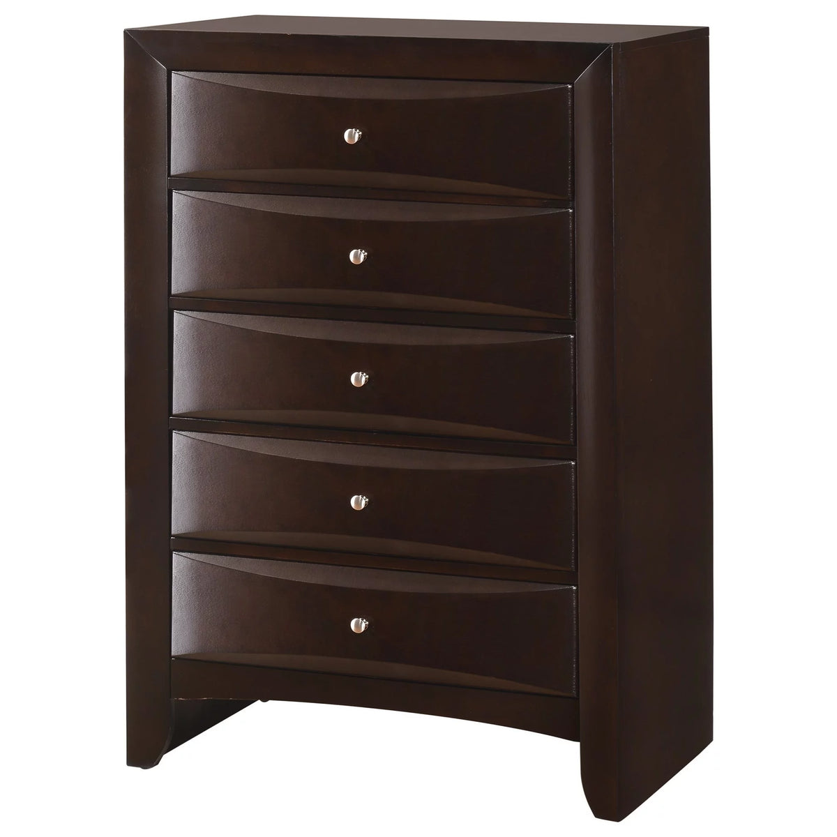 Queen Size 6pc Captains Bed Set Storage Drawers Cherry Finish Solid Wood T46447