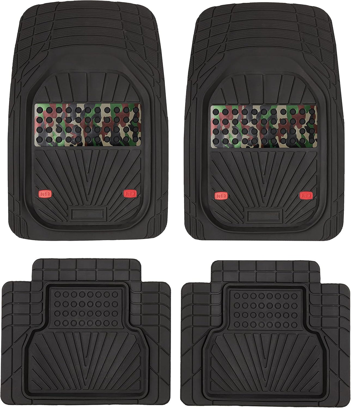 Red SUV Car Automotive Floor Mat 5-Piece Set S87201
