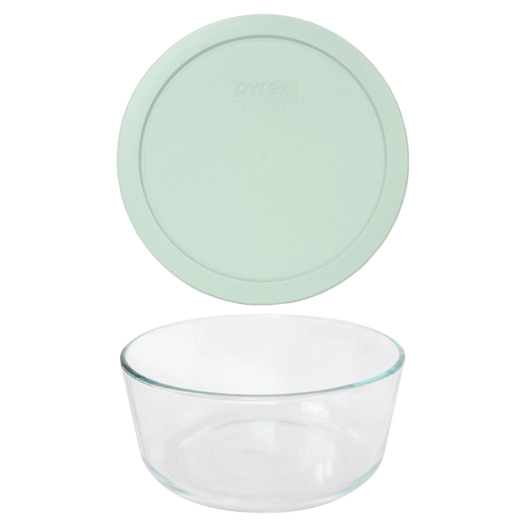 7-Cup Round Glass Food Storage Bowl with Lid H74986