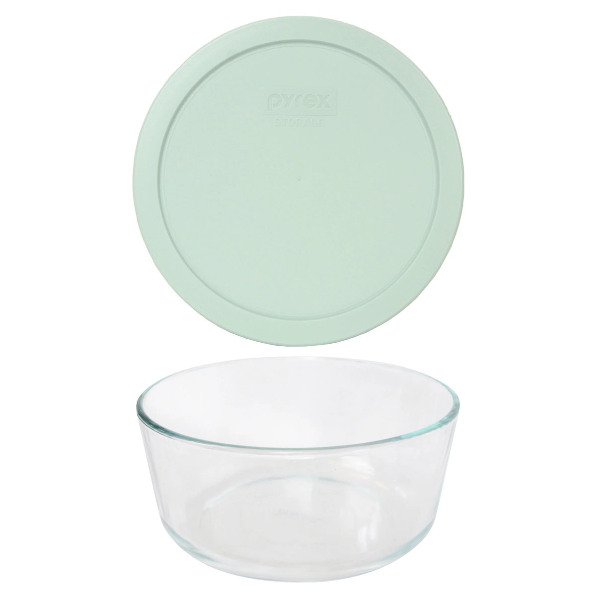 7-Cup Round Glass Food Storage Bowl with Lid H74986
