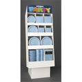 156 Pieces Plasticware P Display in Baby Blue R1404