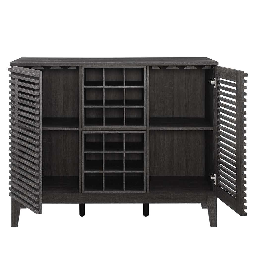 Charcoal Bar Cabinet H24149