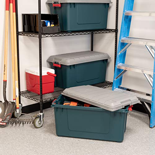 21 Gal Black 4 Pack Storage Bin W440668