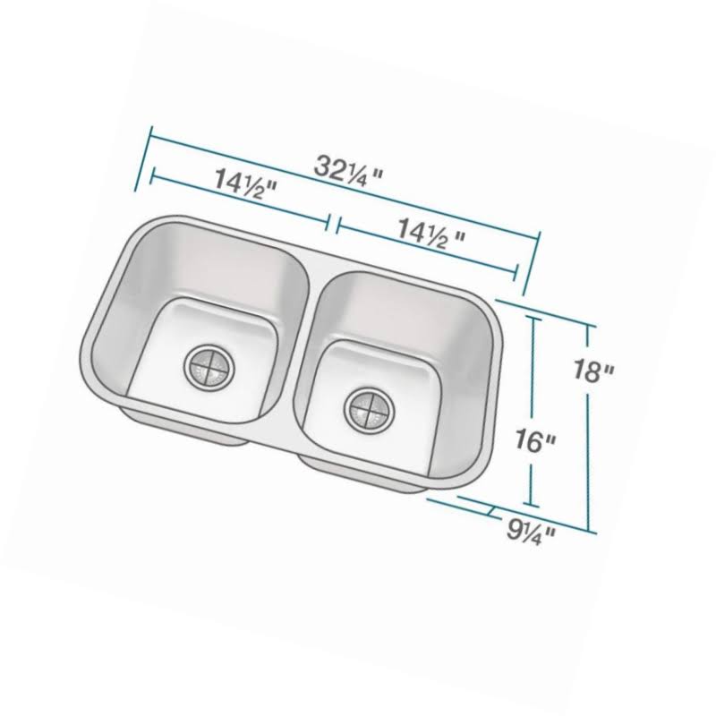 Undermount Stainless Steel Kitchen Sink W810520