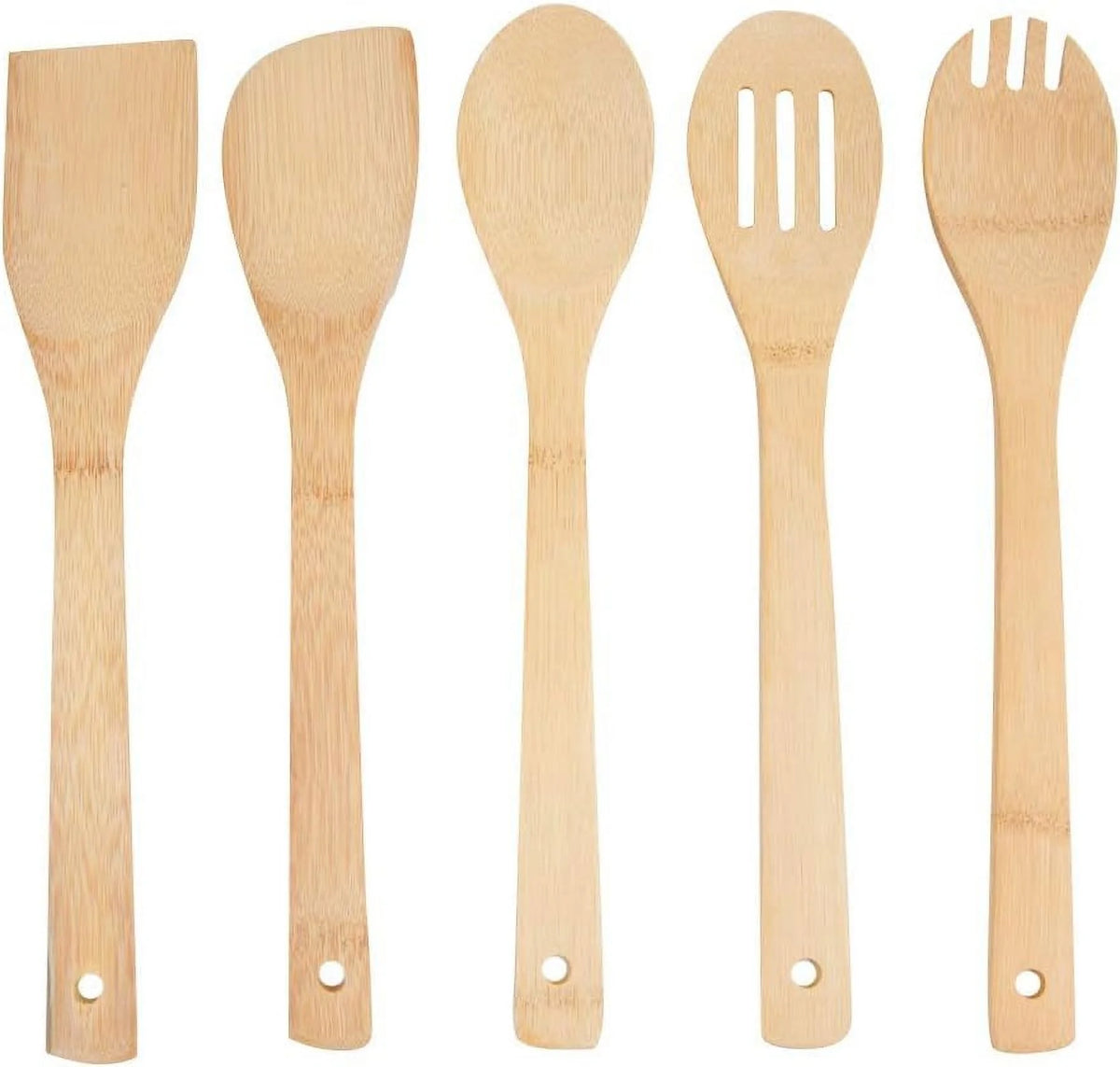 5 Pcs Natural Bamboo Cooking Utensil Set D5072