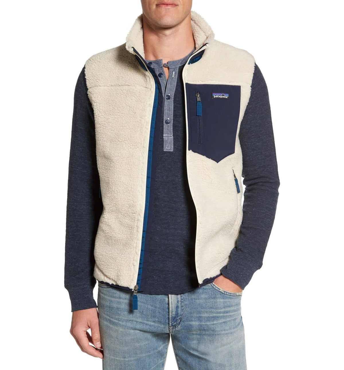 Men's Classic Retro-X Vest - New Navy, M P805974