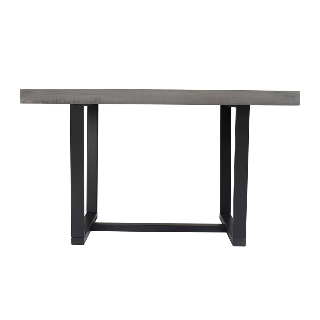 52-Inch Distressed Wood Dining Table V594