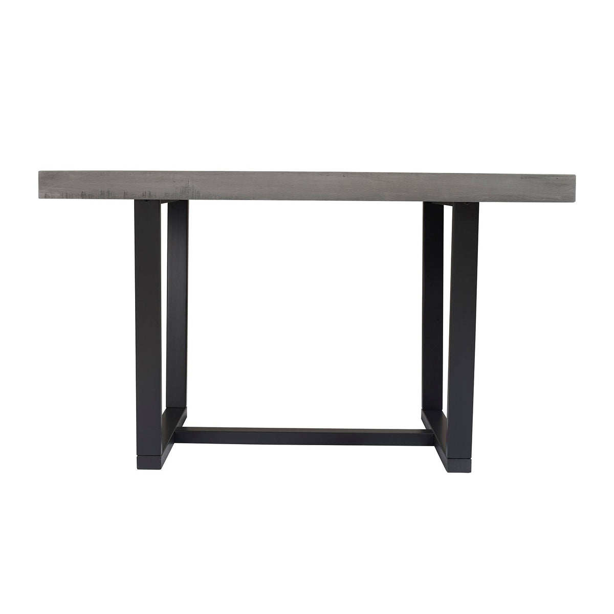 52-Inch Distressed Wood Dining Table V594
