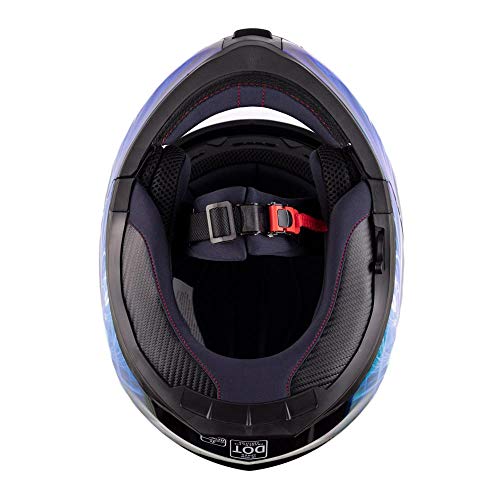 Adult Modular Motorcycle Helmet DOT Full Face Flip-up U970