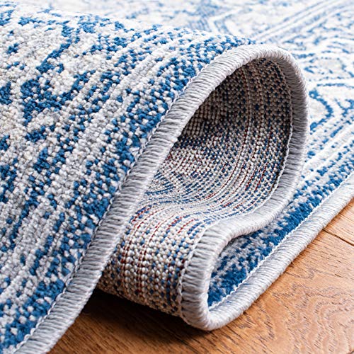 Navy & Grey Area Rug M18571