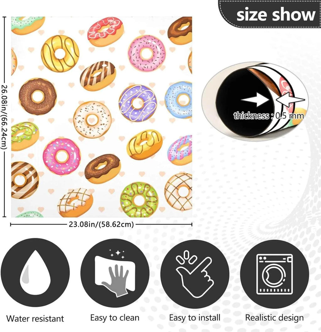 Doughnut Dishwasher Magnet Cover, 23 x 26 Inch F323