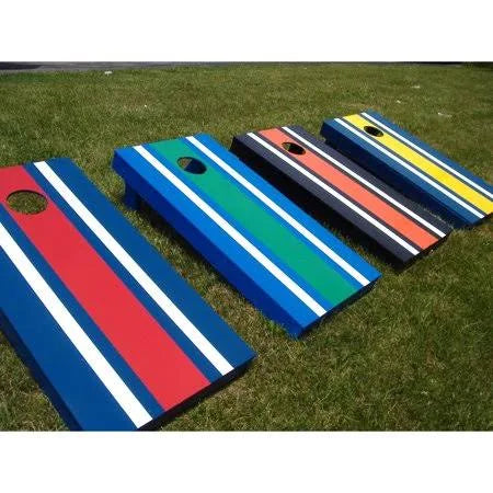 Black Striped Cornhole Set C742888
