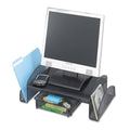 Black Mesh Monitor Stand J656