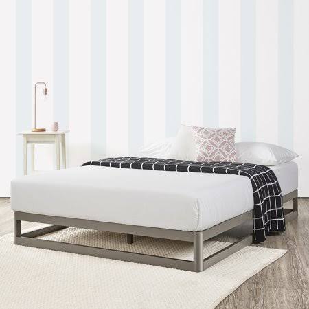 9 inch Round Metal Platform Bed with Steel Slats Q397