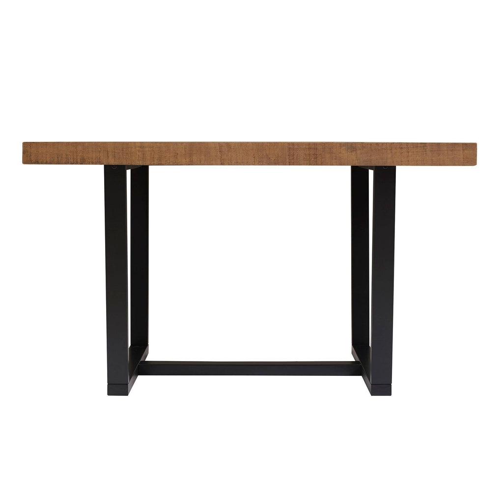 52-Inch Distressed Wood Dining Table V594