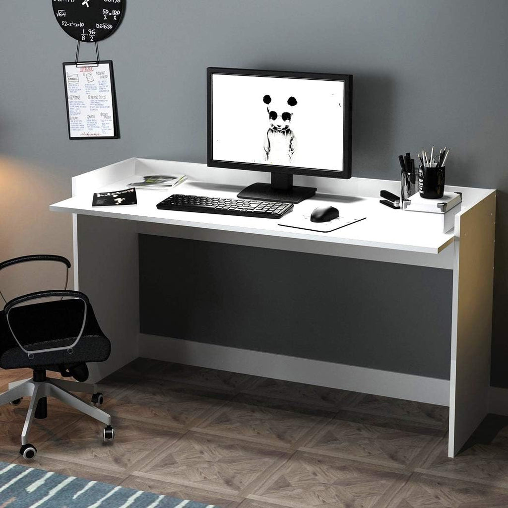 White Solid Wood Writing Desk (56 Length) T32092