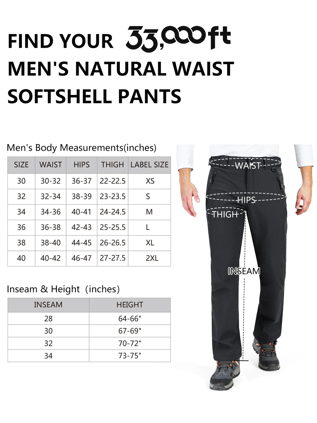 Fleece Lined Waterproof Snow Pants R85893