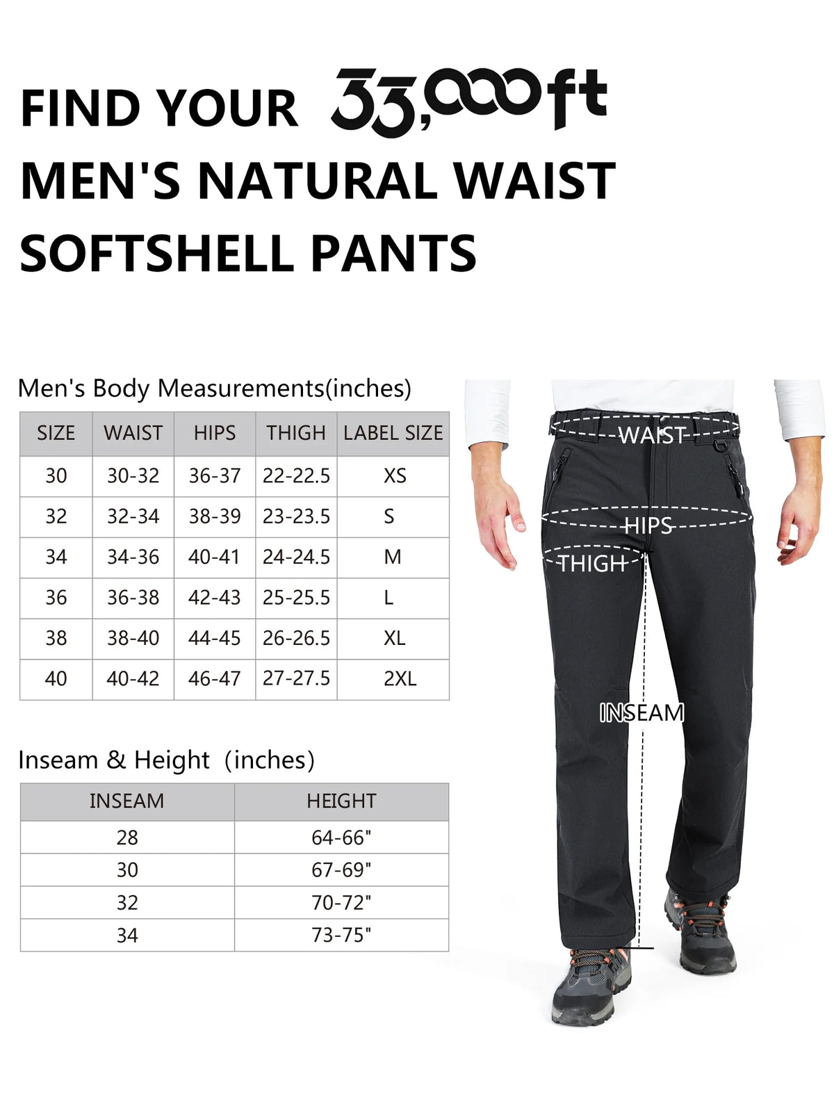 Fleece Lined Waterproof Snow Pants R85893